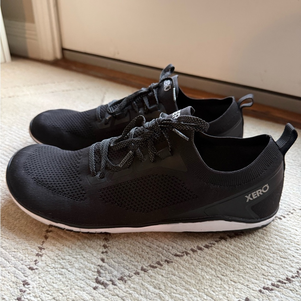 Mens Xero Nexus Knit Black Athletic Shoe